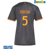 AS Roma Evan Ndicka #5 Rezervni Dres za Ženska 2026-27 Kratak Rukav